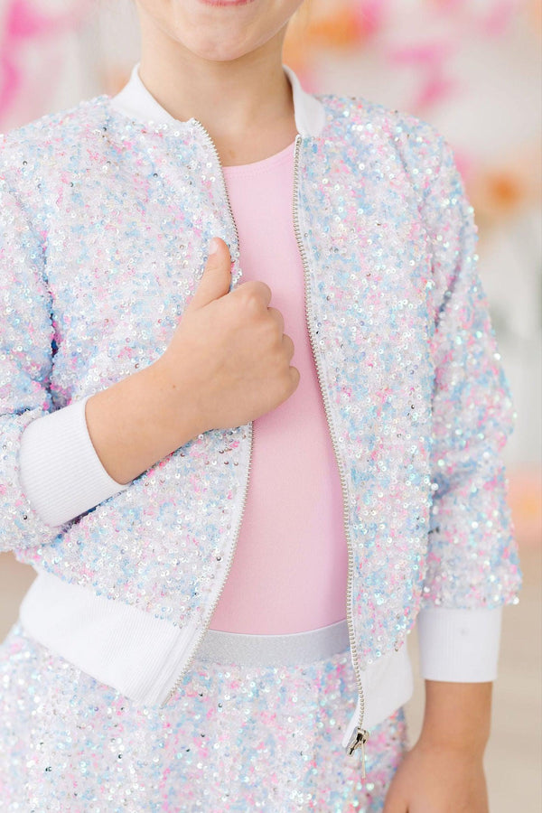 cotton-candy-sequin-jacket Mila & Rose at Sophia's Style-Cotton Candy Sequin Jacket-2T-Sequin Jacket-1